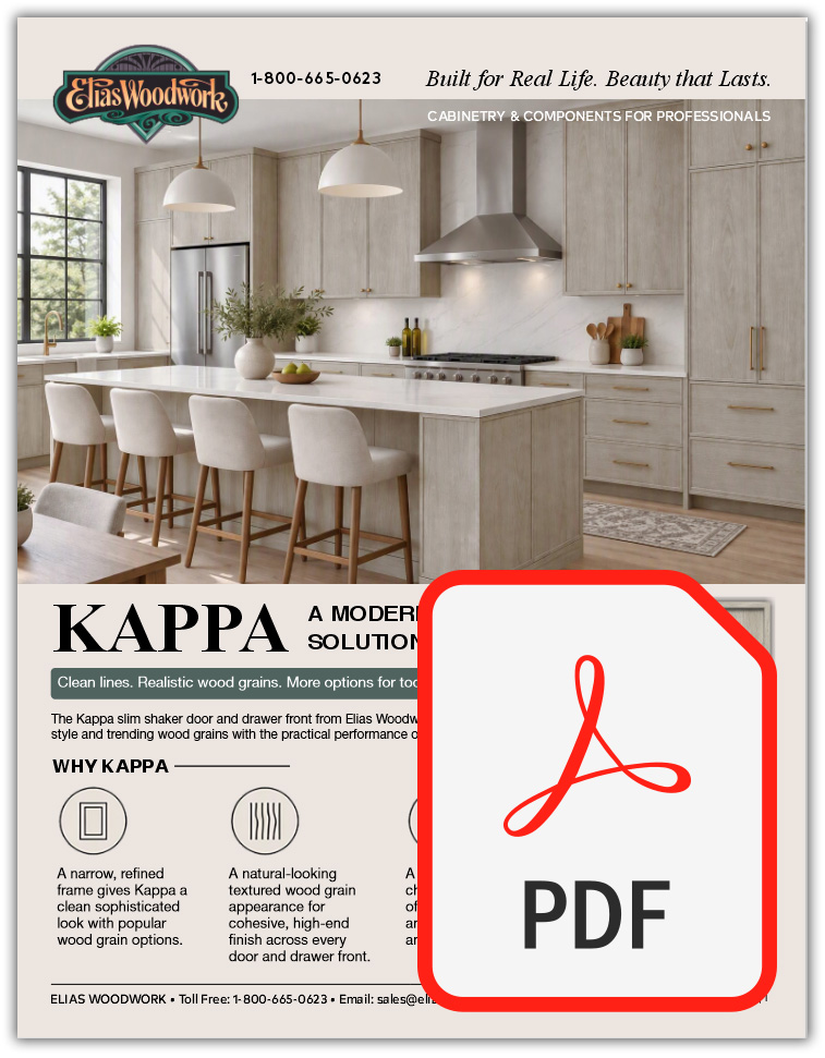 Kappa Slim Shaker Cabinetry PDF