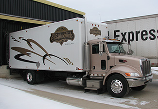 Image showing Elias Woodwork shipping truck