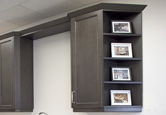 Image of upper cabinet Knick Knack Shelves