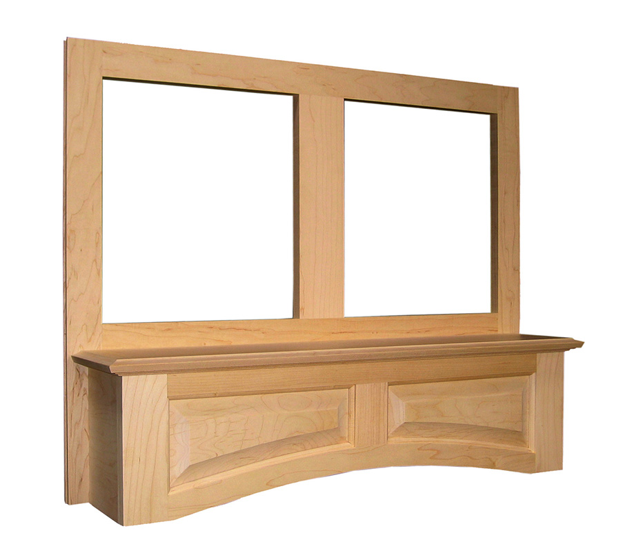 Arched Accent RH-Maple-Clear