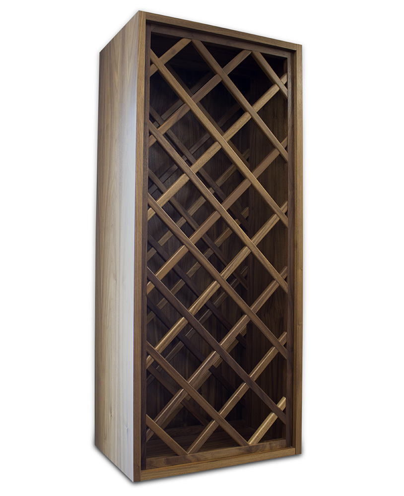 Wine Rack - Walnut - Clear Laquer