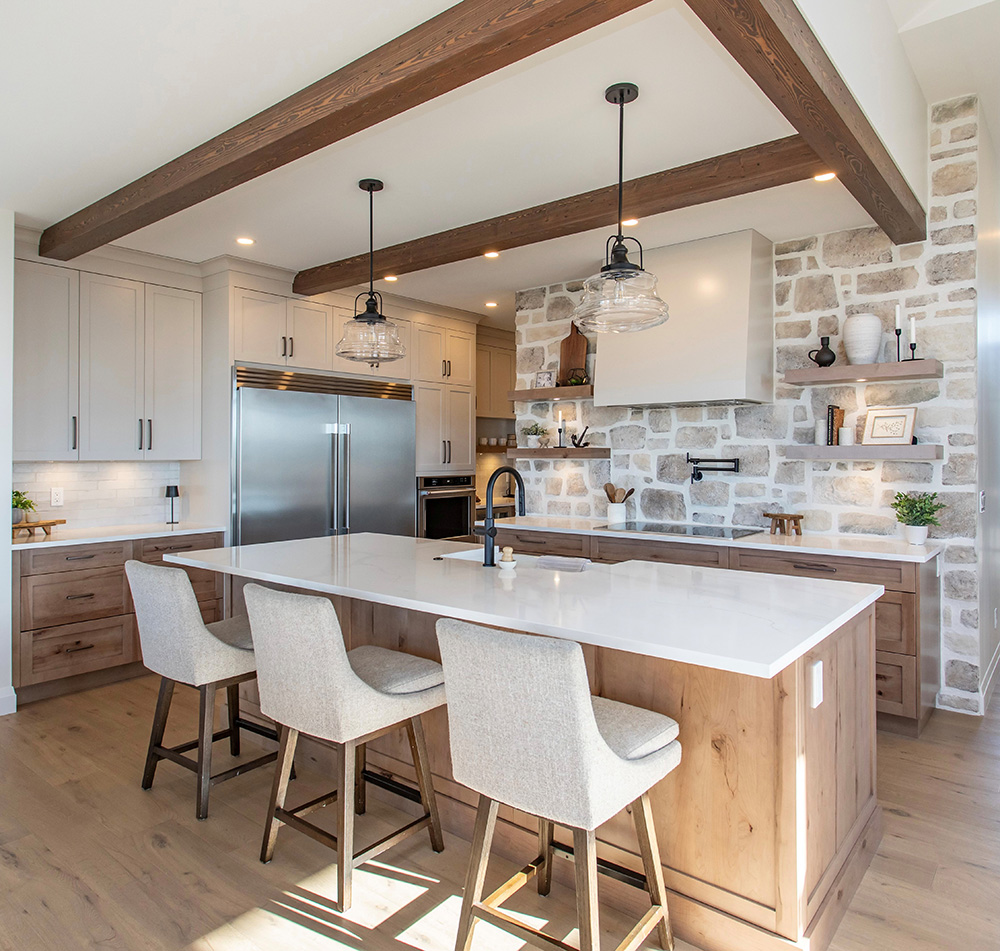 1 - 4 Walls - Mission-Rustic Maple-Sandpiper