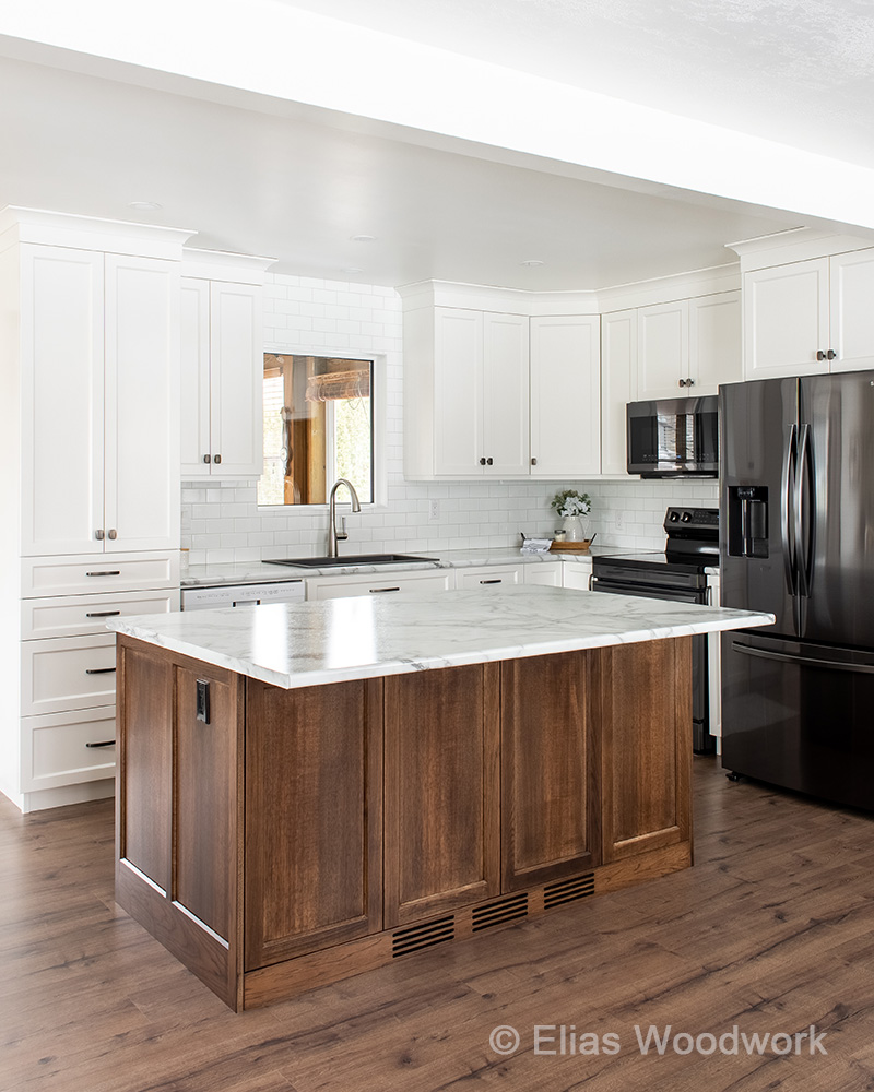 Hickory & Painted Kitchen 2