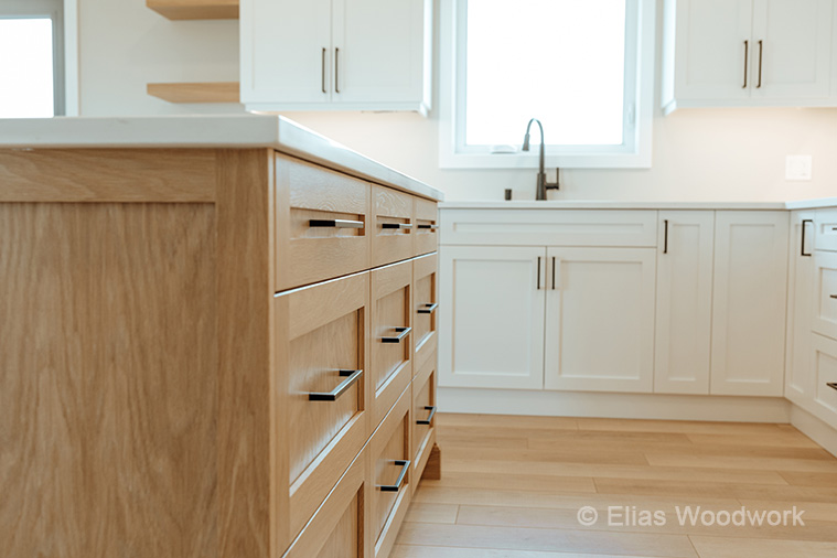 White Oak & Painted Kitchen