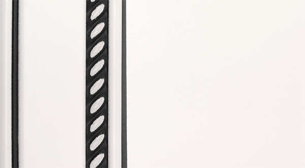 Artisan Licorice on Satin White