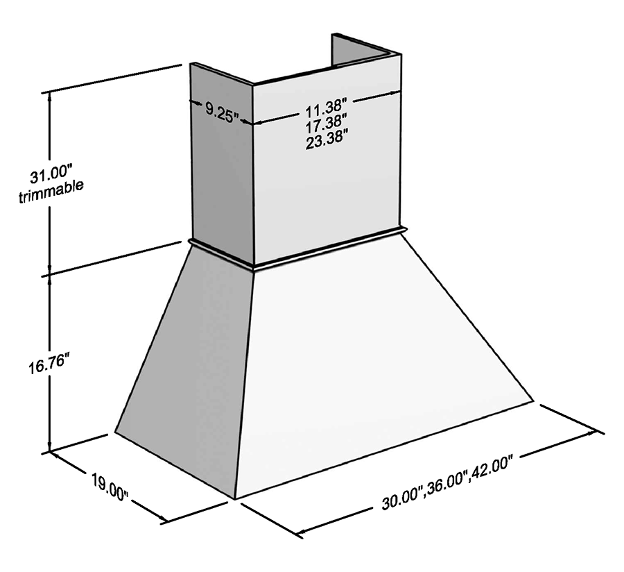 Euro sales range hood