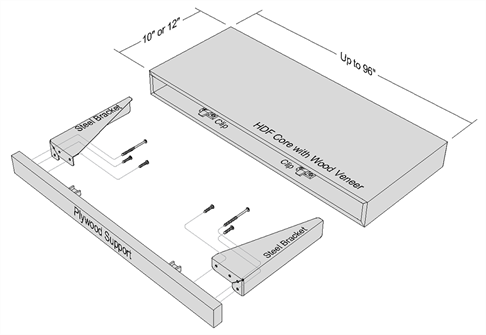 Floating Shelf-HDF