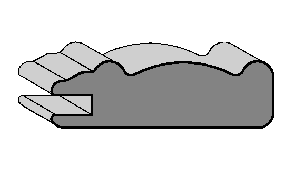 Drawing of FPL frame profile