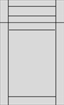 Drawing of Tenon Door & Drawer Front