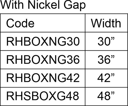 Biltmore Codes with Nickel Gap