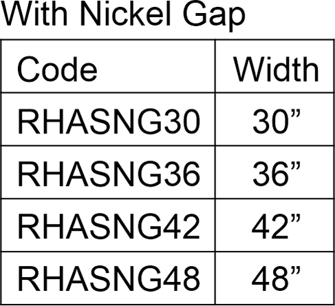 Highclere Codes with Nickel Gap
