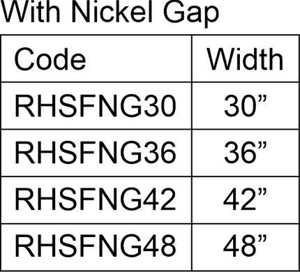 Middleton Codes With Nickel Gap